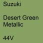 Preview: Suzuki, Desert Green Metallic, 44V.